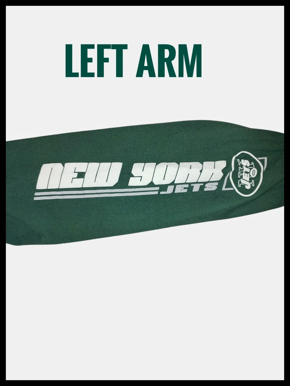 Vintage 1990's Green NY Jets Long Sleeve T - Picture 4 of 6